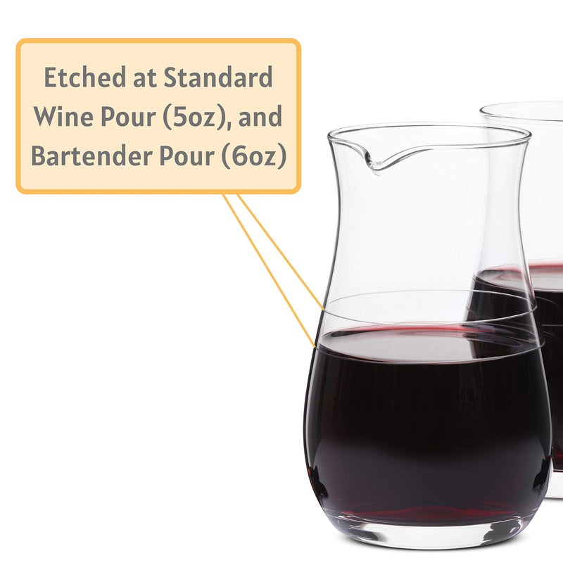 Brew To A Tea BTaT- Wine decanter, 2 PCS, 9.3 oz, Small Wine Carafe, Small Decanter, Christmas Gifts - Image 3
